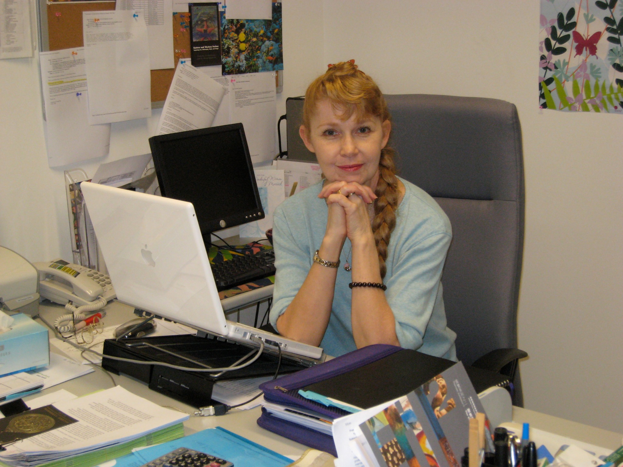 Martie Geiger-Ho at the Academy of Visual Arts, Hong Kong Baptist University, in 2008.
