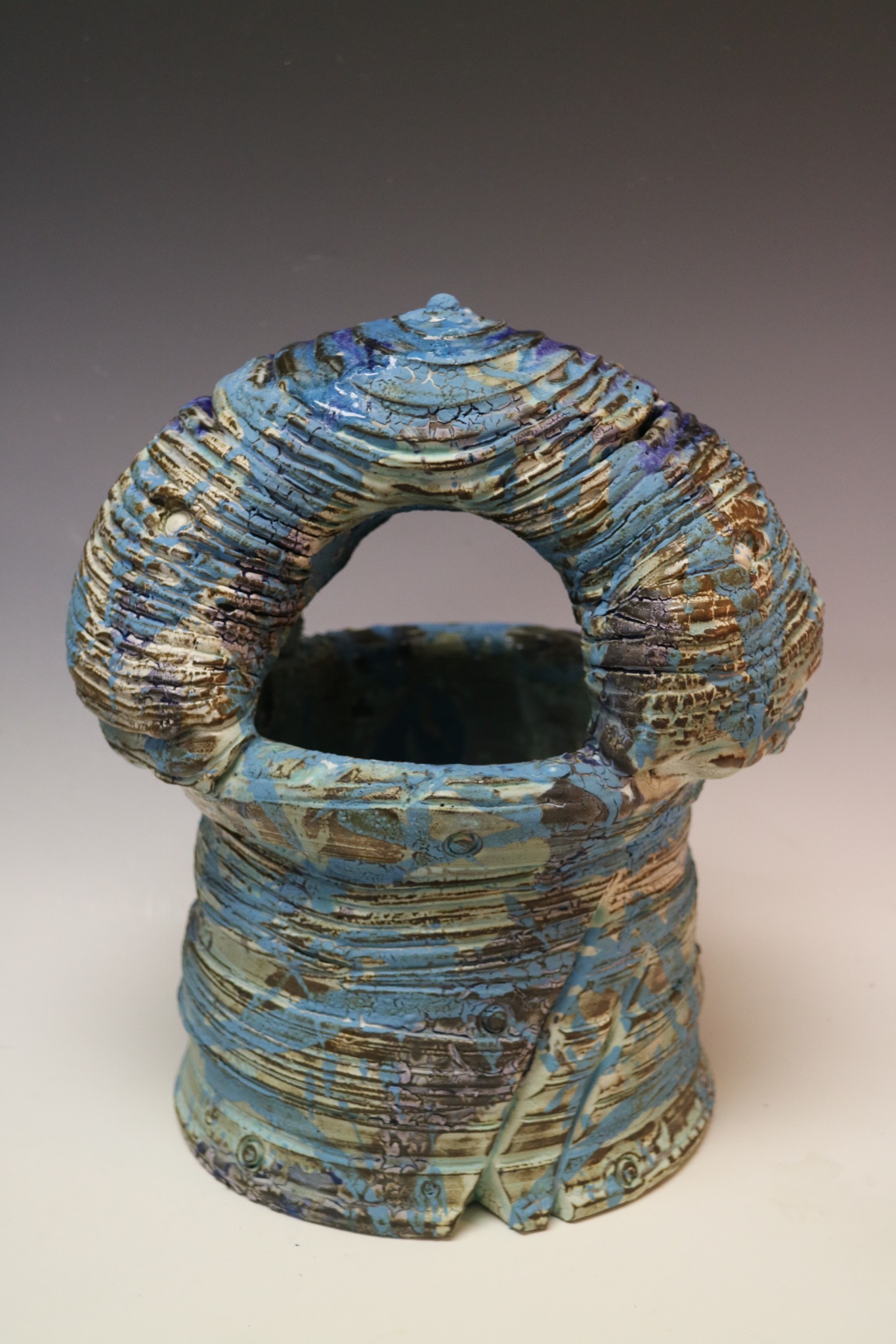 Imposing Arched Cauldron
