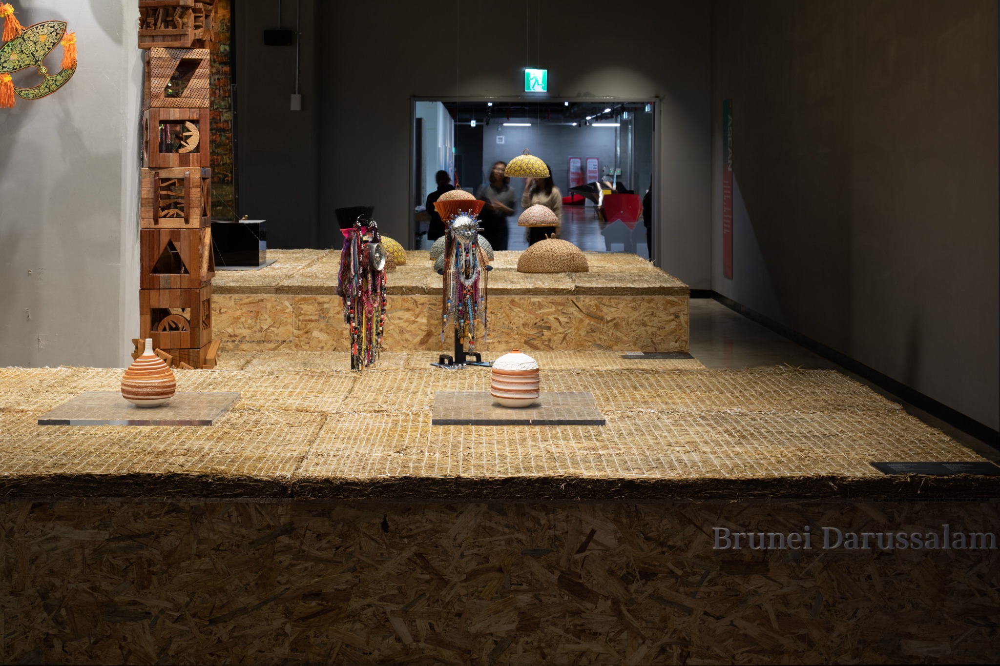 Brunei Darussalam installation at ASEAN Crafts: From Heritage to the Contemporary, 2019 Cheongju Craft Biennale