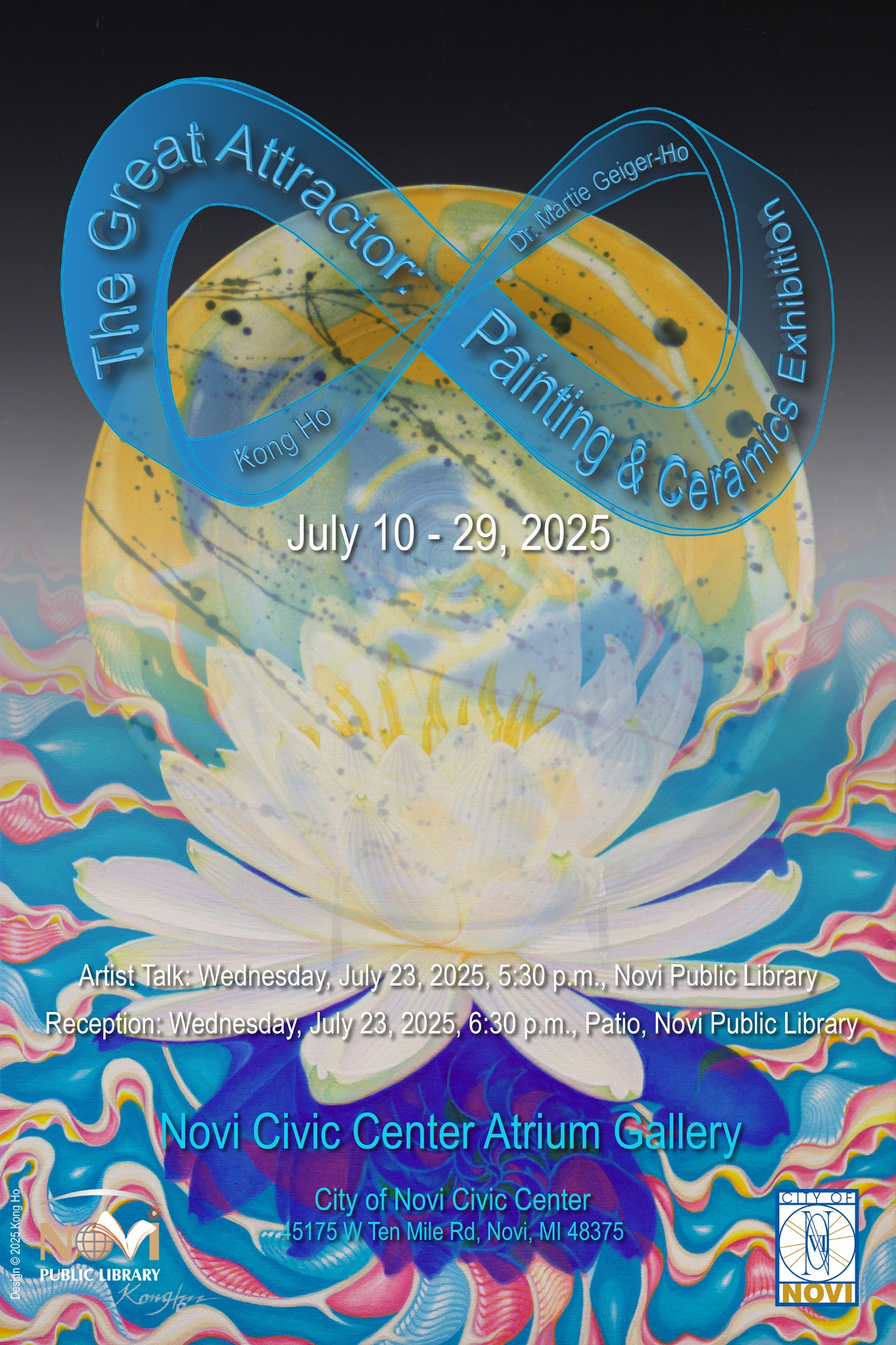 The Great Attractor exhibition poster.