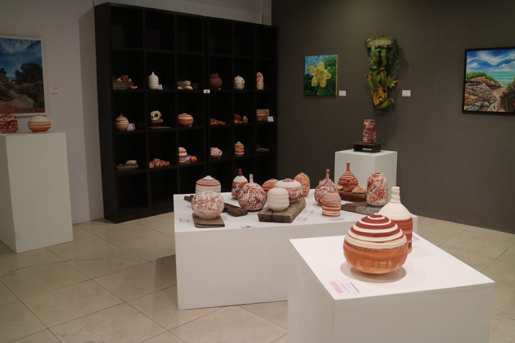 Earth Trek Borneo ceramic installation.
