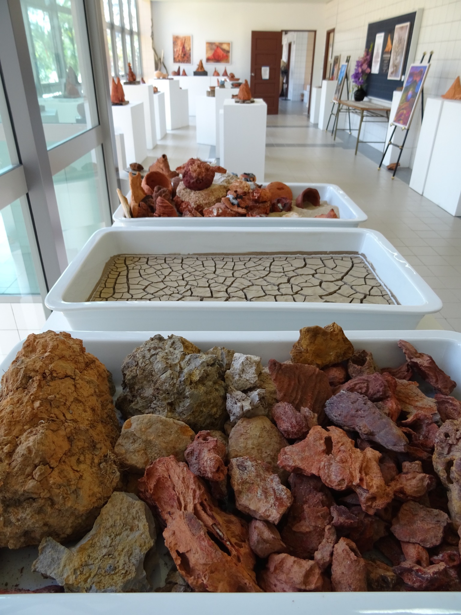 New Ceramics Out of Brunei installation.