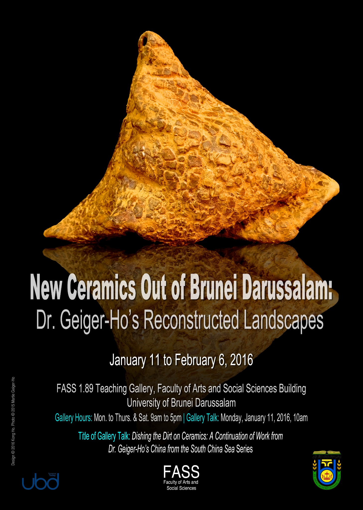 New Ceramics Out of Brunei Darussalam poster.