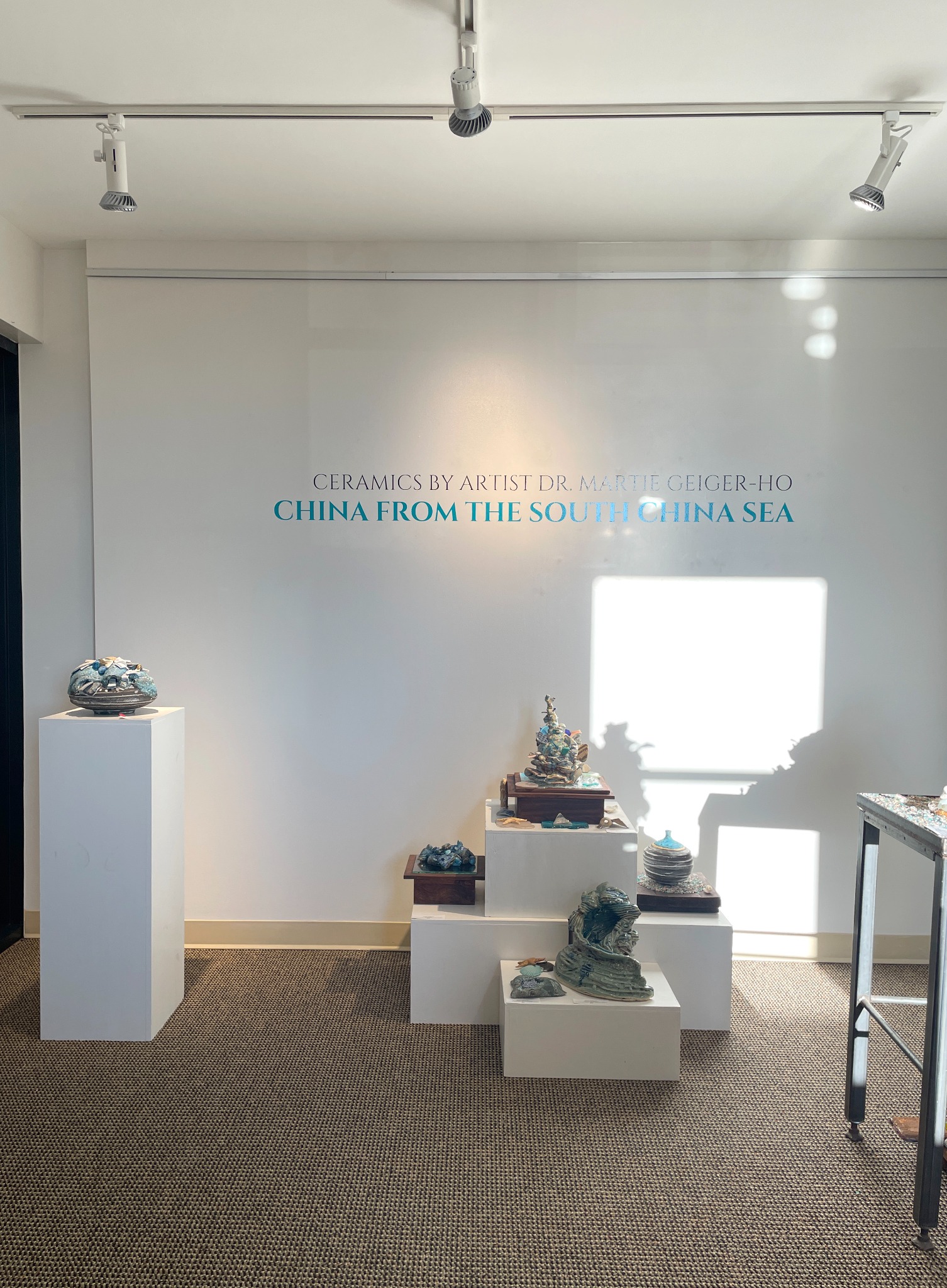 Installation view of China from the South China Sea.