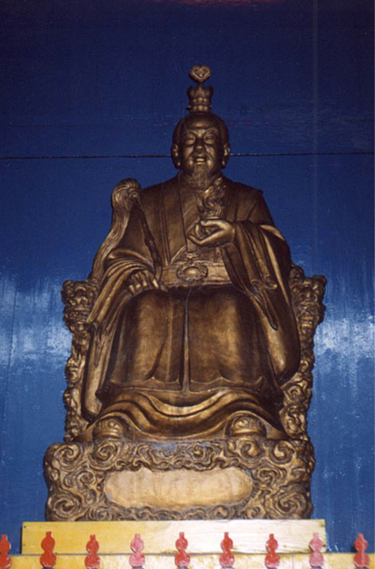 Kiln god figure in Jingdezhen.