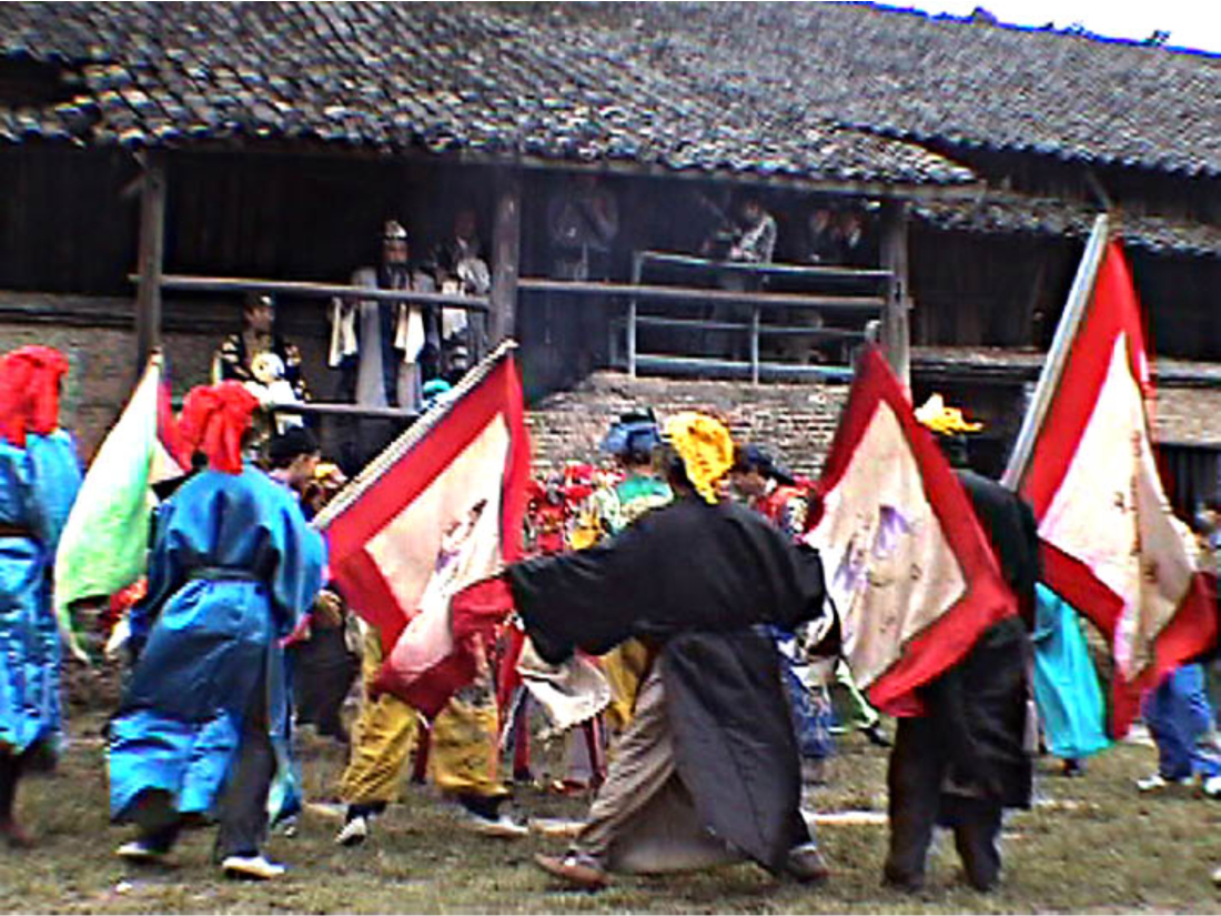 Kiln-god festival performance in Jingdezhen.